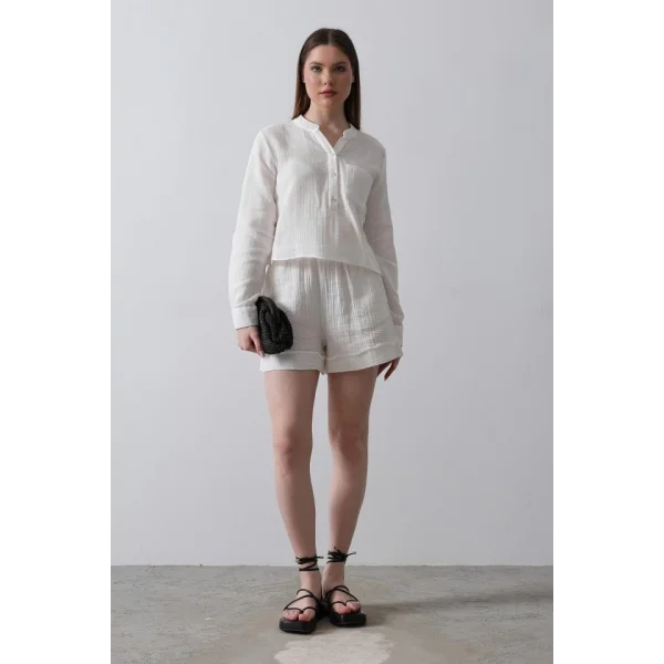 BEİ ATİKİ PÜKÜÜ ŞORT  Beyaz