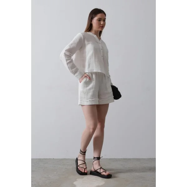 BEİ ATİKİ PÜKÜÜ ŞORT  Beyaz