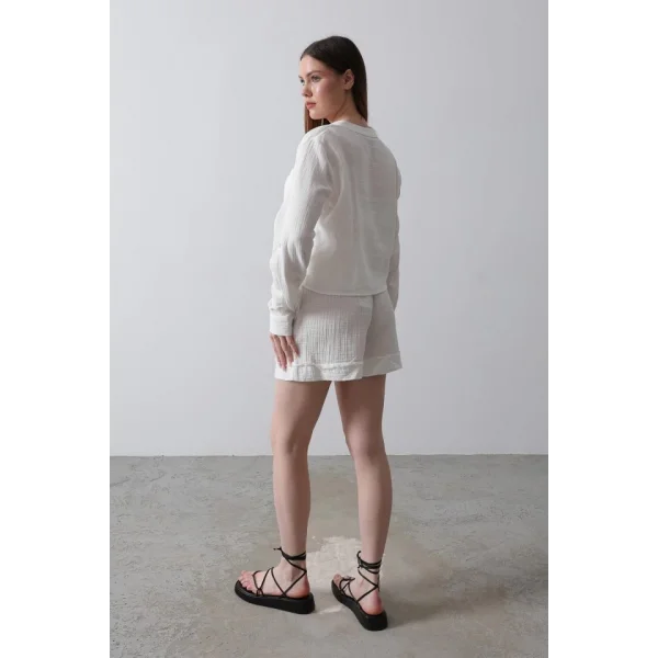 BEİ ATİKİ PÜKÜÜ ŞORT  Beyaz