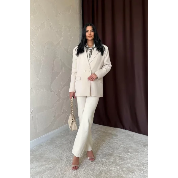 Bej Blazer Ceket