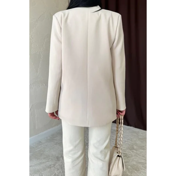Bej Blazer Ceket