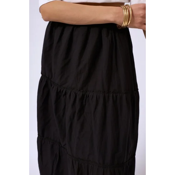 Bel Lastikli Maxi Etek