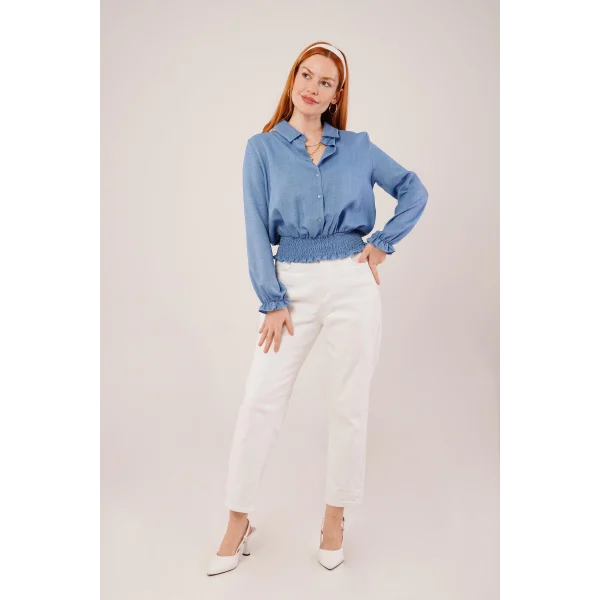 Bel Ve Bilek astikli avi Bluz