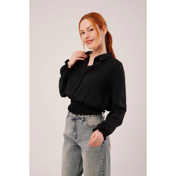 Bel Ve Bilek astikli iyah Bluz