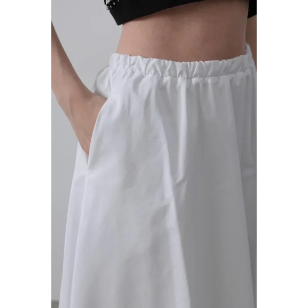 Belden astikli A Kesim Etek  Beyaz