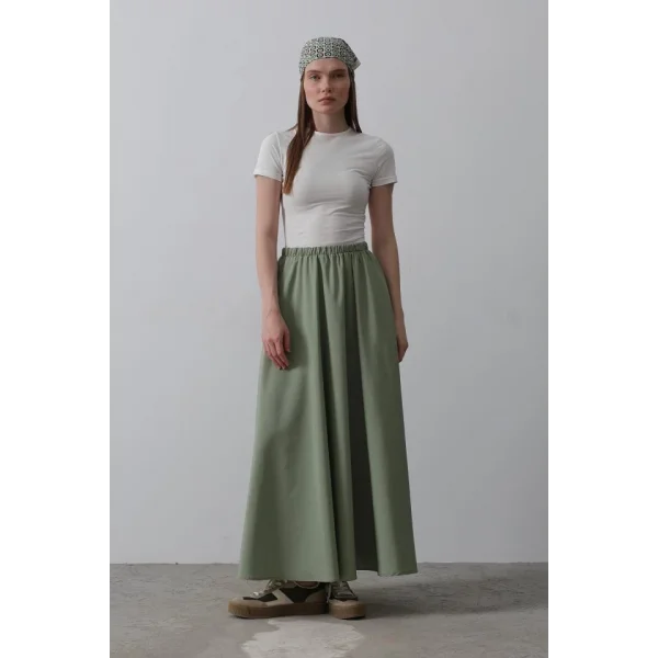 Belden astikli A Kesim Etek  Haki