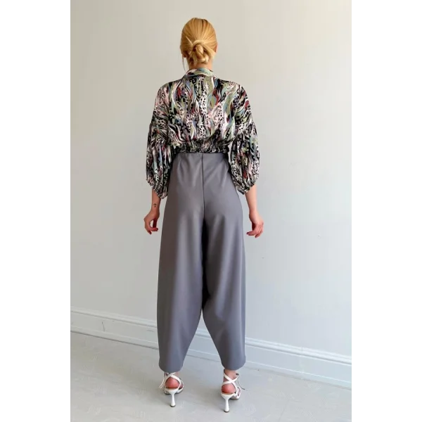 Beli astikli aten Gömlek  Yeşil