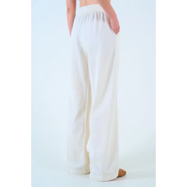 Beli astikli Palazo Pantolon  Taş