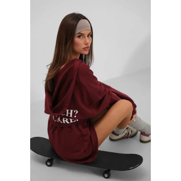 Beli Lastikli Fermuarlı Sweatshirt