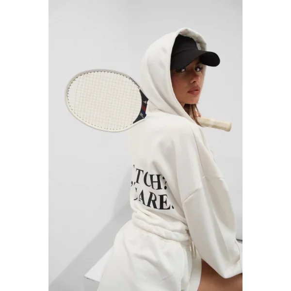 Beli Lastikli Fermuarlı Sweatshirt