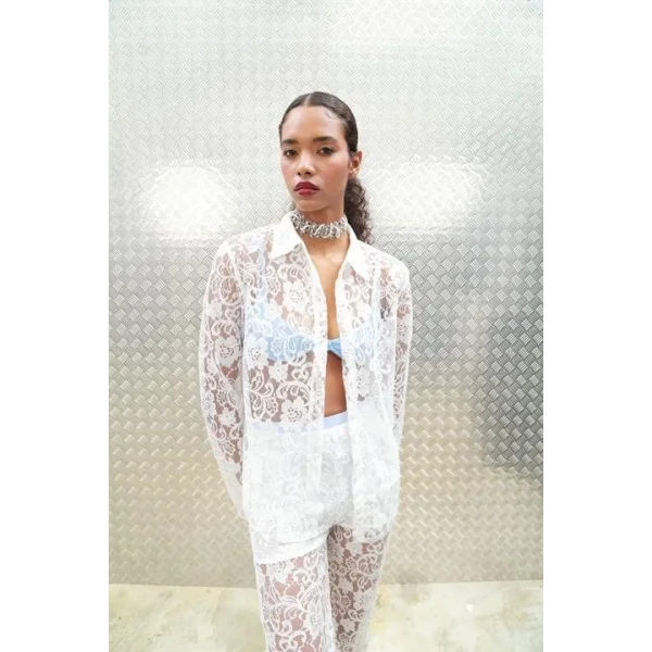 Beluga Dantel Pantolon Takım 9589-08