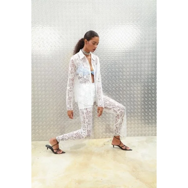 Beluga Dantel Pantolon Takım 9589-08