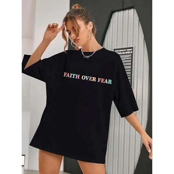 Bisiklet Yaka Baskılı Tshirt  iyah