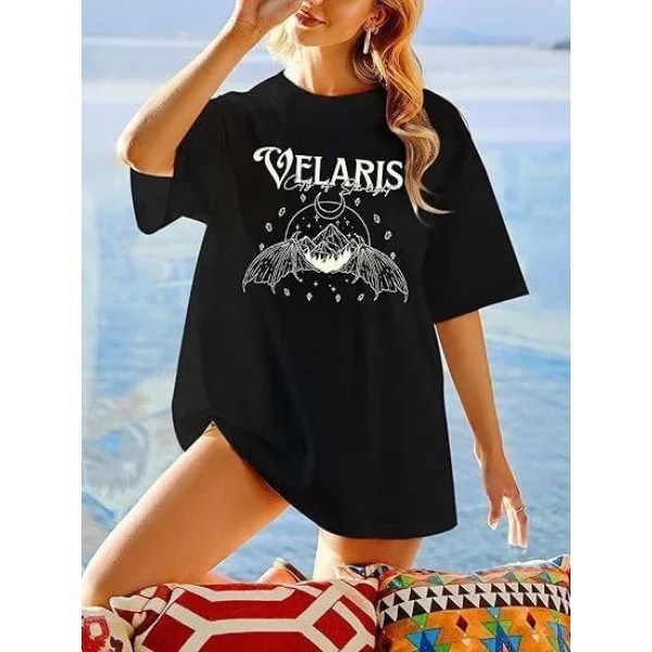 Bisiklet Yaka Baskılı Tshirt  iyah