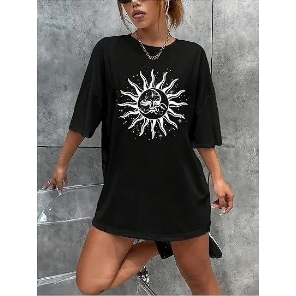 Bisiklet Yaka Baskılı Tshirt  iyah