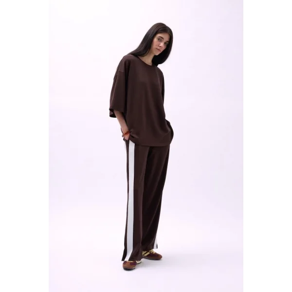 Bisiklet Yaka Oversize Thirt