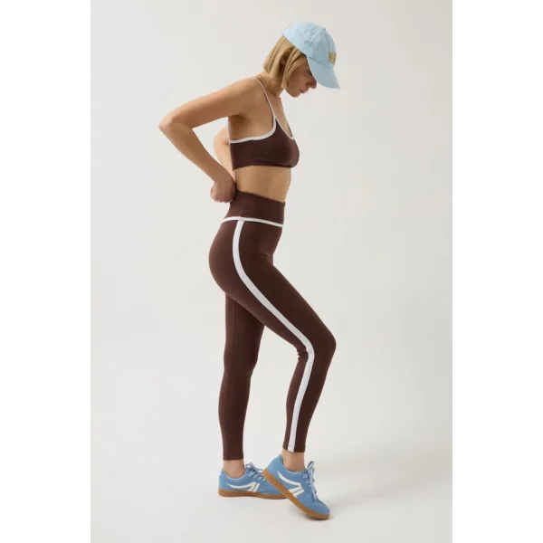 Biye Detaylı Yüksek Bel Tayt