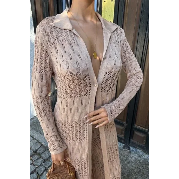 Bridget Ajurlu Uzun Hırka Takım 9881