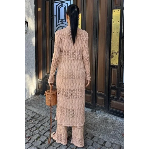 Bridget Ajurlu Uzun Hırka Takım 9881