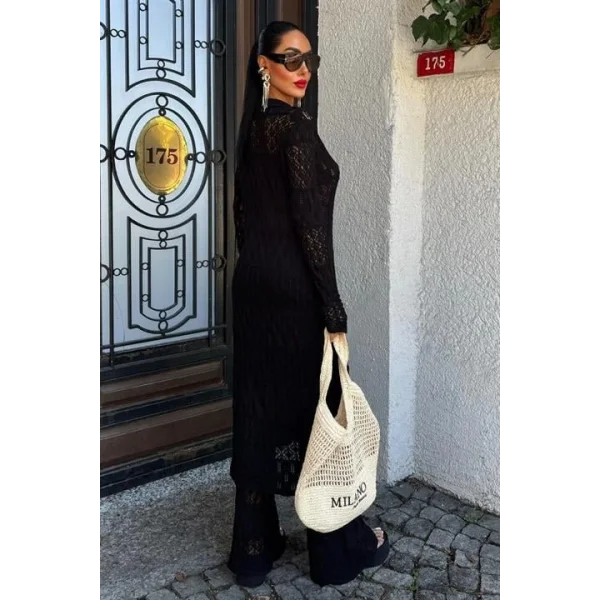 Bridget Ajurlu Uzun Hırka Takım 9881