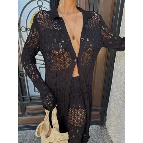 Bridget Ajurlu Uzun Hırka Takım 9881