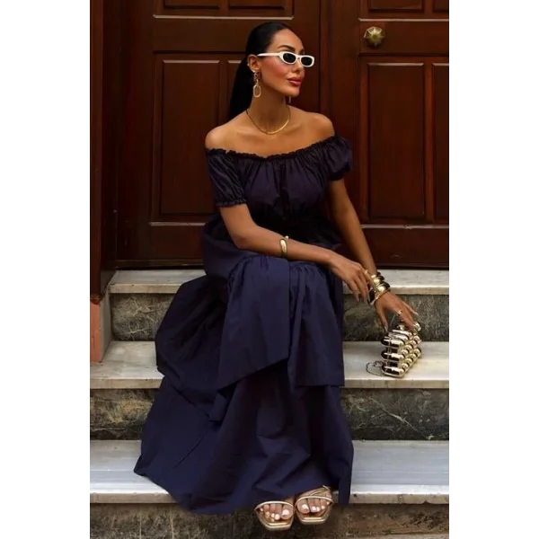 Büzgülü Crop Kat Detaylı Fırfır Etekli Takım 10196