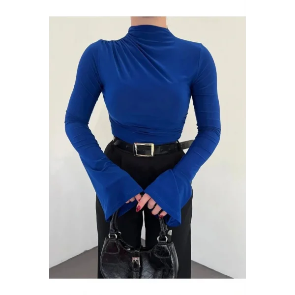 Büzgülü İspanyol Kol Bluz