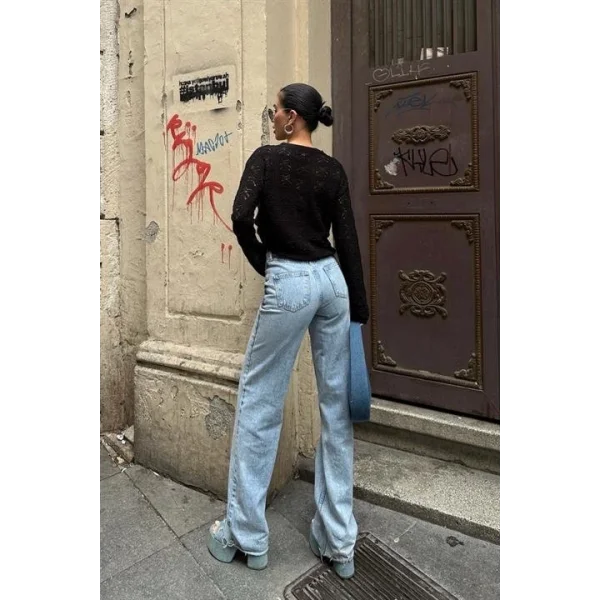 Cailey Kroşe  Bisiklet Yaka Kazak 1298-25