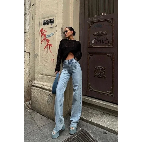 Cailey Kroşe  Bisiklet Yaka Kazak 1298-25