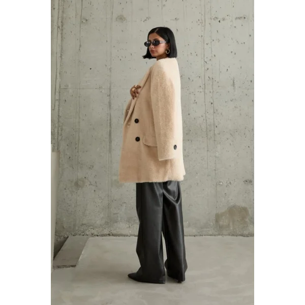 Camel Tüylü Yumoş Kaban