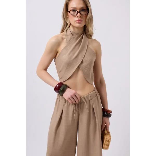 Çapraz Bağlamalı Keten Crop