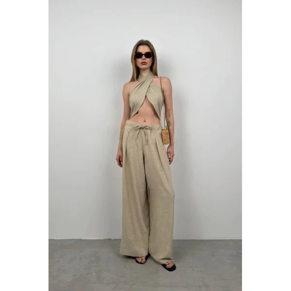 Çapraz Bağlamalı Keten Crop