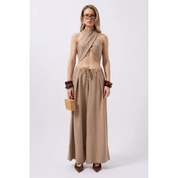 Çapraz Bağlamalı Keten Crop