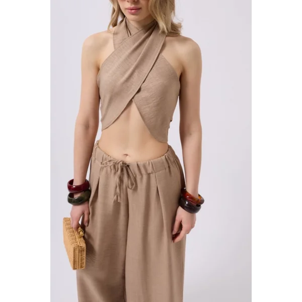 Çapraz Bağlamalı Keten Crop