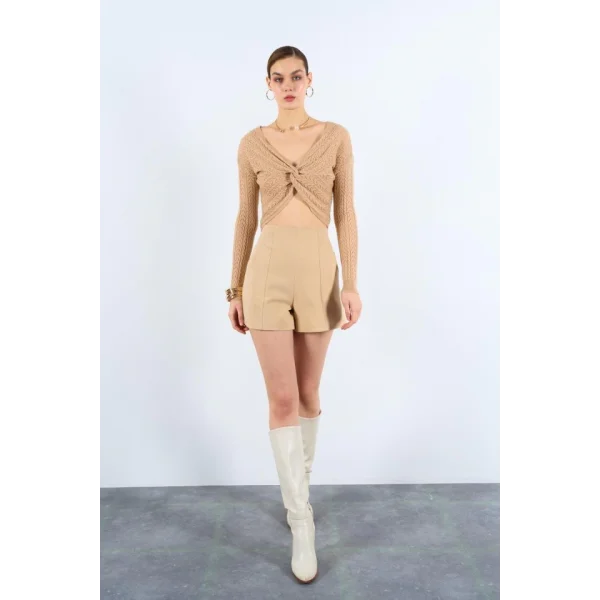 Çapraz Düğüm Kazak  Bej