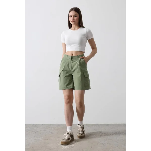 Cargo Cepli Şort  Haki
