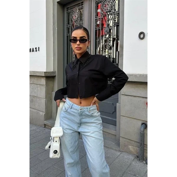 Carmen Püskül Detaylı Gömlek 3387-08