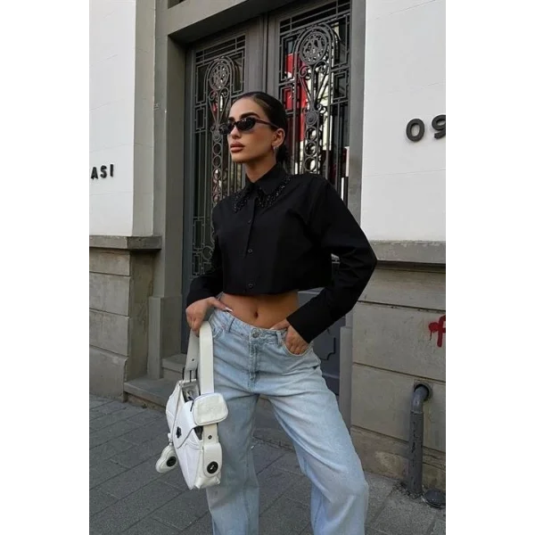 Carmen Püskül Detaylı Gömlek 3387-08