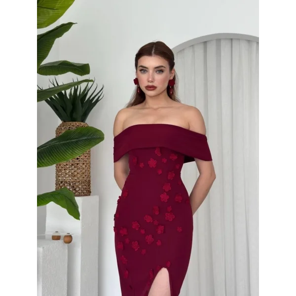 Cası Straplez  Elbise