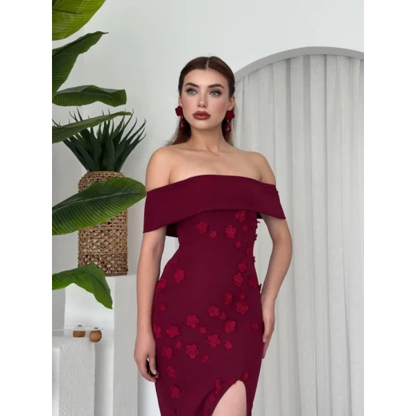 Cası Straplez  Elbise