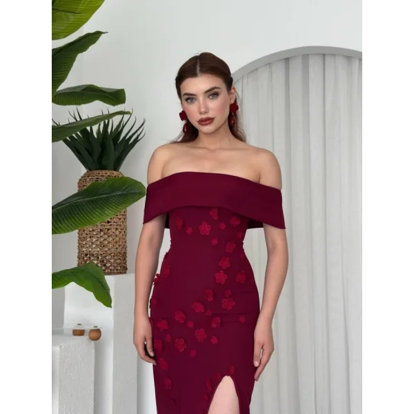 Cası Straplez  Elbise