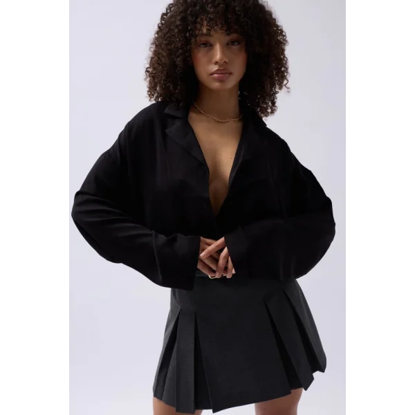 Ceket Yaka Cepli Gömlek