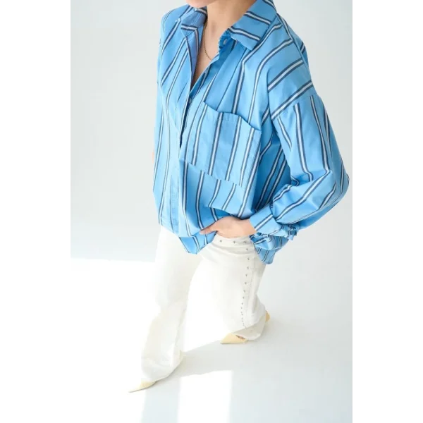 Cepli Gömlek - Mavi-Lacivert