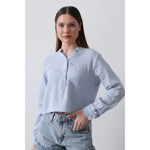 Cepli Hakim Yaka Bluz  Bebe avisi