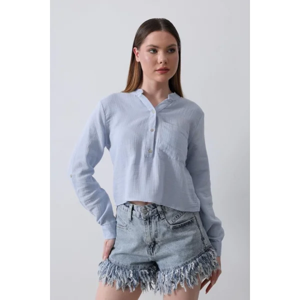 Cepli Hakim Yaka Bluz  Bebe avisi