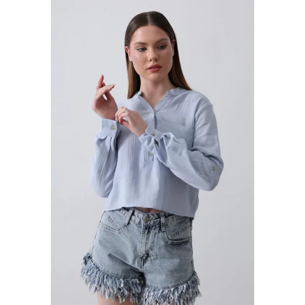 Cepli Hakim Yaka Bluz  Bebe avisi