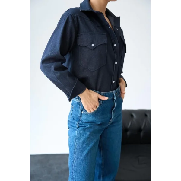 Cepli Kot Gömlek  acivert