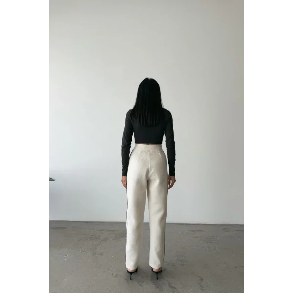 CHANE PANTOON YAN BİYEİ  Beyaz