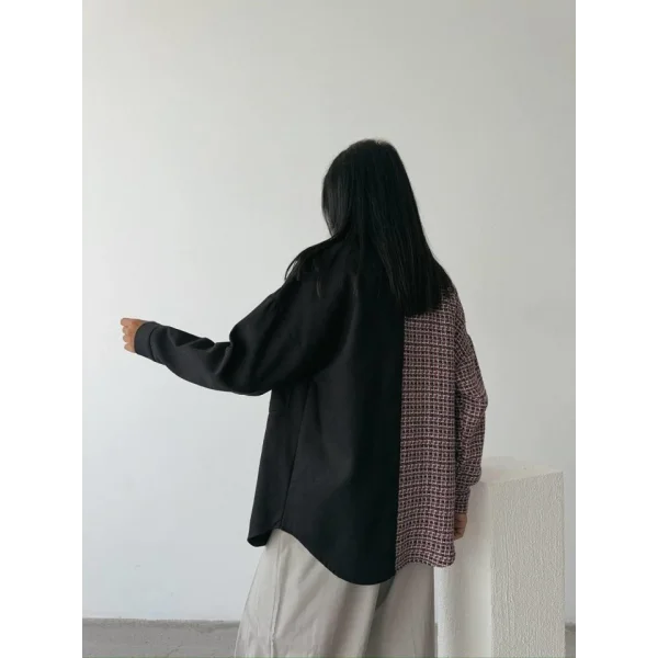 CHANEL PARÇALI GÖMLEK - Siyah