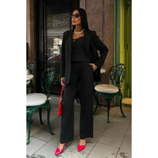 Cherries Büstiyerli Üçlü Takım 9891